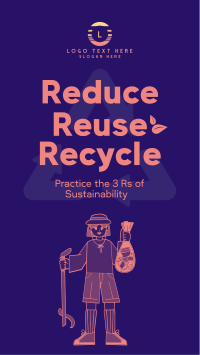 Triple Rs of Sustainability Instagram Story