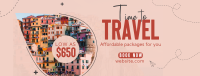 Travel Agency Facebook Cover example 1