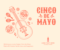 Guitar Cinco De Mayo Facebook Post