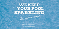 Sparkling Pool Services Twitter Post