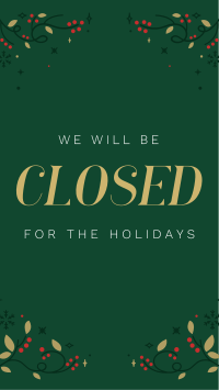 Closed for Christmas YouTube Short