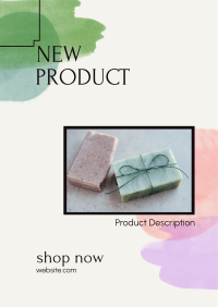 Watercolor New Product Flyer Design