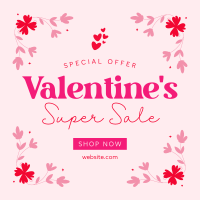 Valentines Day Super Sale Linkedin Post