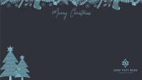 Christmas Sale Zoom Background Design