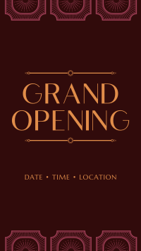 Vintage Grand Opening Facebook Story