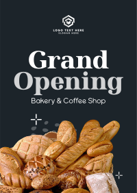 Bakery Opening Notice Poster