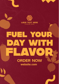 Food Flavors Quote Flyer