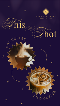 Trendy Coffee Choices Facebook Story