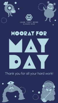 Hooray May Day Facebook Story