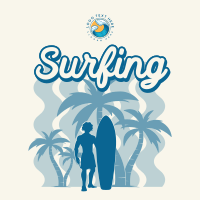 Surfing Vacation T-shirt Image Preview