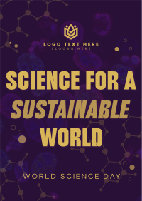 Sustainable World Science Day Poster