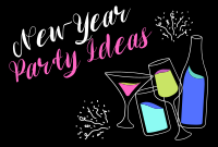 Cheers to New Year! Pinterest Cover