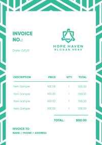 Solid Mosaic Invoice