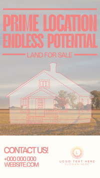 Minimalist Land For Sale TikTok Video