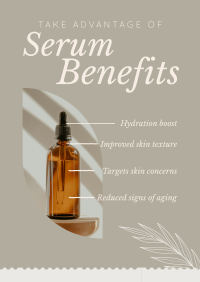 Organic Skincare Benefits Flyer Design