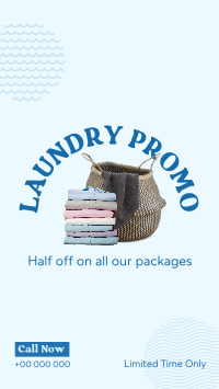 Laundry Delivery Promo Facebook Story