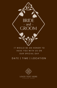 Diamond Wedding Invite Invitation