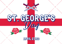 St. George's Cross Postcard