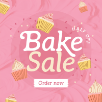 Sweet Bake Sale Instagram Post Design