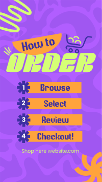 How To Order Cart Instagram Story