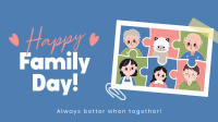 Adorable Day of Families Animation Design