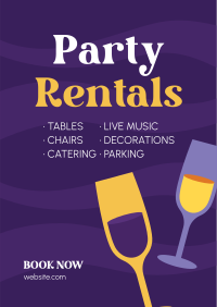 Party Needs Service Flyer