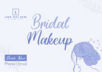 Bridal Makeup Postcard