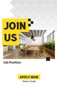 Office Job Hiring Instagram Reel Image Preview