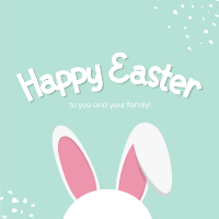 Easter Bunny Ears Linkedin Post