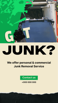 Junk Removal Service Instagram Story