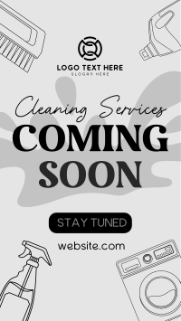 Coming Soon Cleaning Services Instagram Story