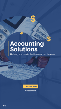 Accounting Solution Facebook Story