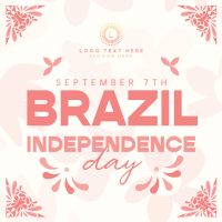 Brazil Independence Patterns Instagram Post