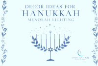 Happy Menorah  Pinterest Cover