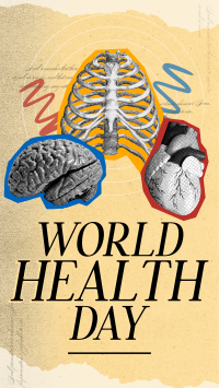 Vintage World Health Day Facebook Story