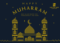 Welcoming Muharram Postcard