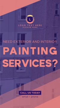 Exterior Painting Services Facebook Story