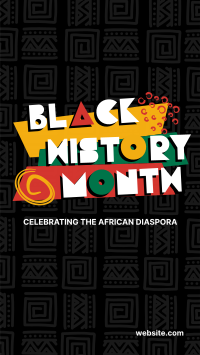 Celebrating African Diaspora Instagram Story Design