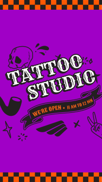 Checkerboard Tattoo Studio Facebook Story