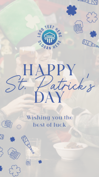 Shamrock Saint Patrick Facebook Story