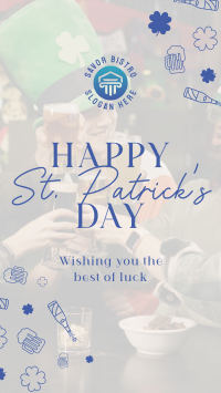 Shamrock Saint Patrick Facebook Story