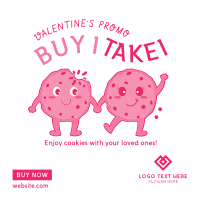 Valentine Cookies Instagram Post