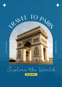 Travel to Paris Poster