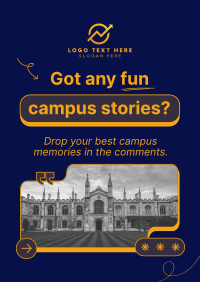 Student Campus Stories Flyer