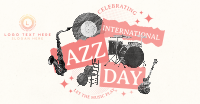 Retro Jazz Day Facebook Ad