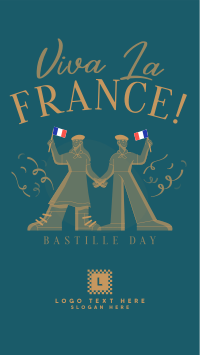 Wave Your Flag this Bastille Day Instagram Story