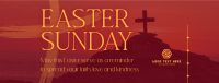 Easter Holy Cross Reminder Facebook Cover