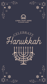 Hannukah Celebration Instagram Story