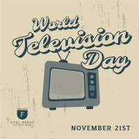 Retro TV Day Instagram Post Image Preview