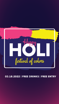 Festival of Colors Facebook Story